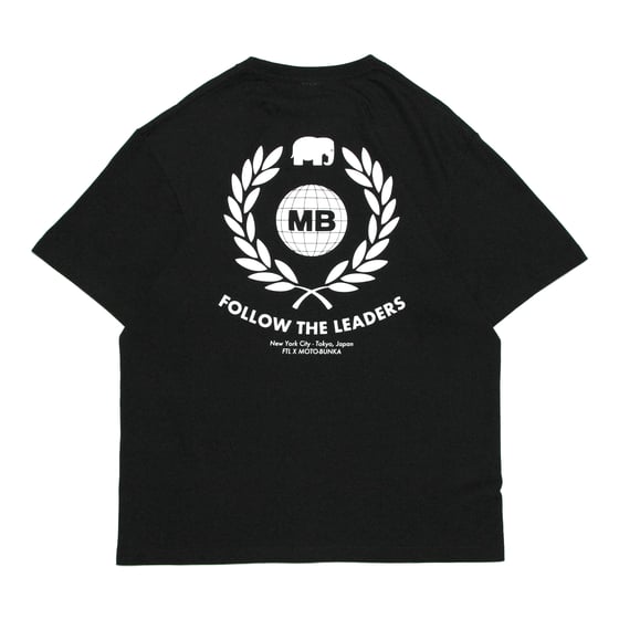Image of FTL X MOTO-BUNKA- Leaders Crest T-Shirt (Black)