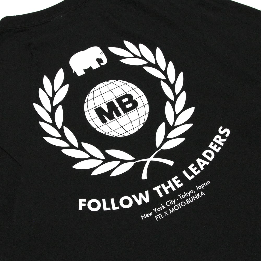 Image of FTL X MOTO-BUNKA- Leaders Crest T-Shirt (Black)