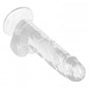 Size Queen 6 inch Clear Dildo