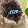 Blue Jewel Weevil Enamel Pin