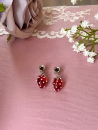 Image 3 of Red Strawberries (Silver)