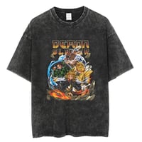 VINTAGE WASHED ANIME T-SHIRT *DEMON SLAYER* 