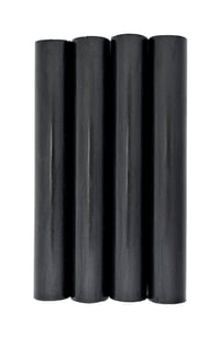 Image 2 of Wicked Black Section and Accent bespoke pen blanks! High pressure cured Alumilite. Bespoke ready!