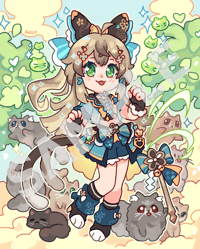 Magical Girl Kirara Print (Small)