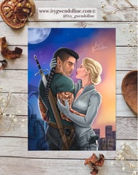 Image 2 of Ruhn & Lidia - SJM Licensed Print / Page overlay/ Sticker/ Button Pin