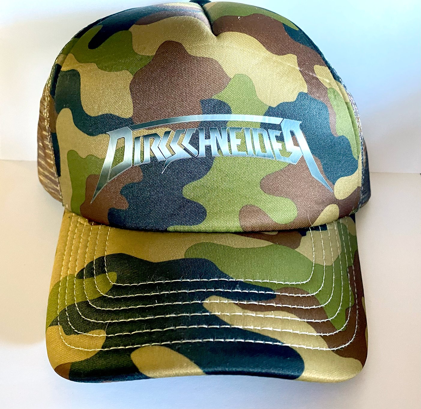 Image of DIRKSCHNEIDER - AUSTRALIAN TRUCKER CAP 2023 - Camo w/ Logo