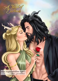 Image 1 of Hades & Persephone Inspired fan art Print / Sticker / Button Pin 