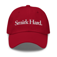 Image 2 of The "Smirk Hard." Dad Hat