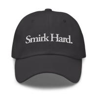 Image 3 of The "Smirk Hard." Dad Hat