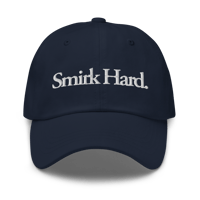 Image 4 of The "Smirk Hard." Dad Hat
