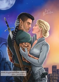 Image 1 of Ruhn & Lidia - SJM Licensed Print / Page overlay/ Sticker/ Button Pin