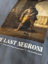 Hoodie THE LAST NEGRONI - ebony grey