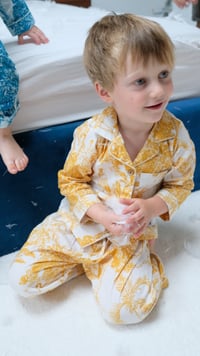 Image 1 of Pyjama enfant - Toile de Jouy curry