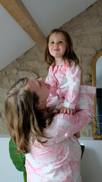 Image 2 of Pyjama enfant - Toile de Jouy rose