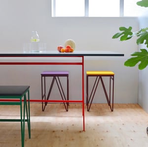 Image of Colour Play Dining Table in Eucalyptus