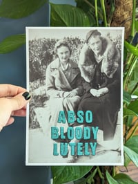 Image 1 of Abso - bloody - lutely embroidered photo print
