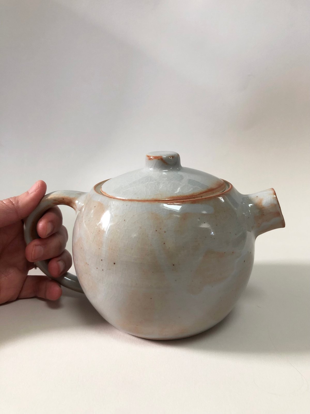 煎茶道具 林亭瑞製 古錫 秋花文 茶壷 茶心壷 約304g M R3666