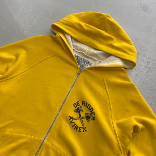 Image of 1990s Avirex zip up hoodie, size large