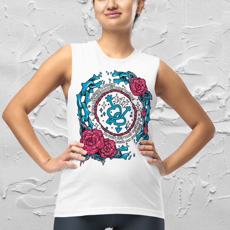 Trans Siblings & Lovers Unisex Tank Image 2