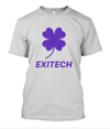 EXITECH ° T-Shirt ° Purple White (Unisex)