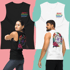 Queer Solidarity Forever Double Printed Unisex Tank Image 3