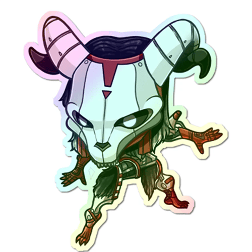 Apex Chibi Holographic Stickers 