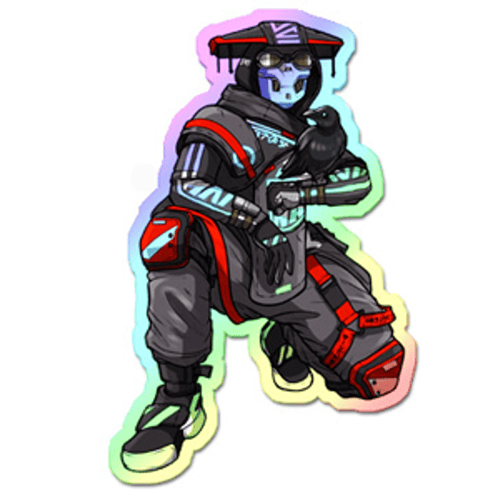 Apex Chibi Holographic Stickers 