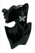 Crystal Butterfly Fashion Earrings
