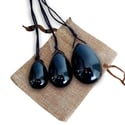 Black Onyx Stone Yoni Eggs Set