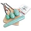 Green Aventurine Stone Yoni Eggs Set