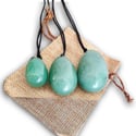 Green Aventurine Stone Yoni Eggs Set