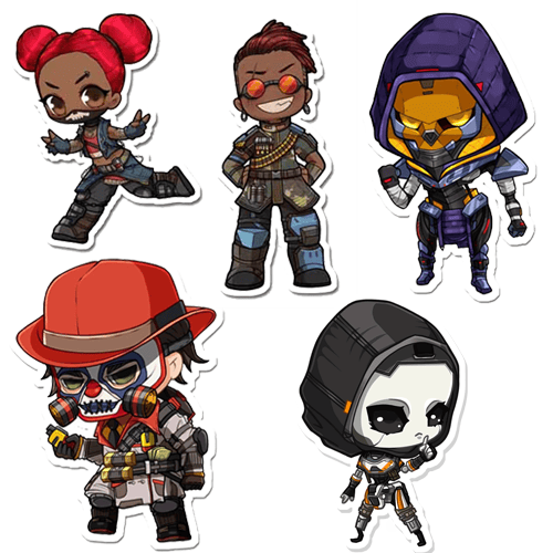 Apex Chibi Stickers  