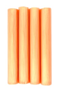 Image 1 of Peach Sorbet Section and Accent bespoke pen blanks! High pressure cured Alumilite. Bespoke ready!