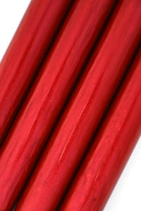 Image 1 of Well Red Section and Accent bespoke pen blanks! High pressure cured Alumilite. Bespoke ready!
