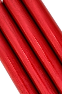 Image 3 of Well Red Section and Accent bespoke pen blanks! High pressure cured Alumilite. Bespoke ready!