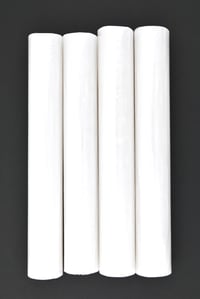 Image 2 of Here Comes The Bride White  Section and Accent bespoke pen blanks! High pressure cured Alumilite.