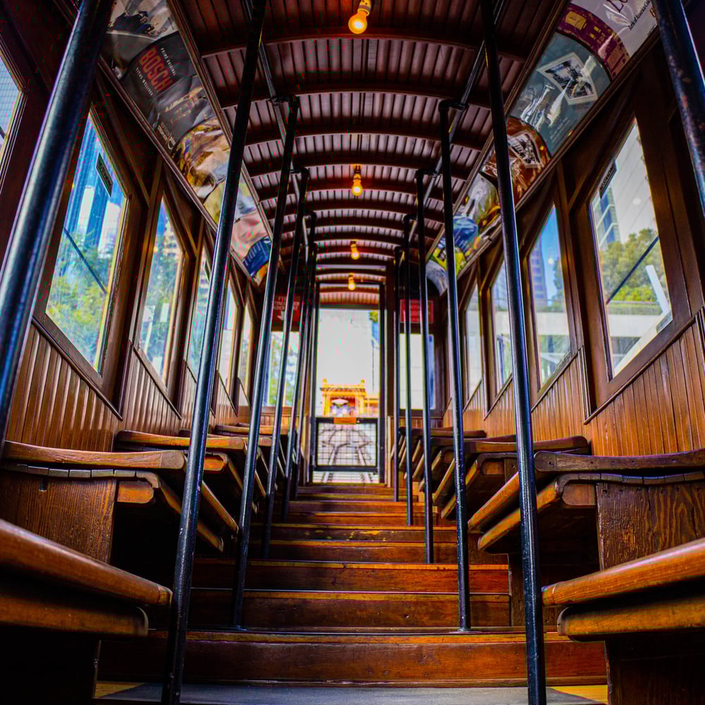 Image of CHICANO TRAIN | VINTAGE STYLE | LOW-ANGLE PHOTO | VISUAL STORYTELLING  | LOS ANGELES 