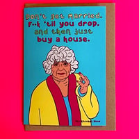 Image 1 of ‘Miriam Margolyes’ Greetings Card