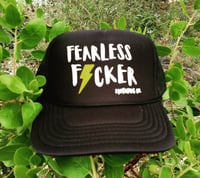 Image 1 of Trucker Hat Fearless