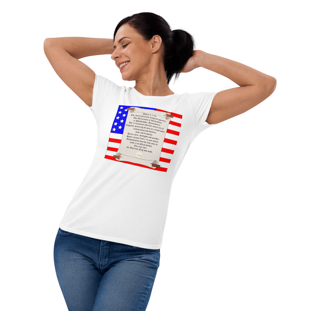 Image of Fourth of July Women's short sleeve t-shirt
