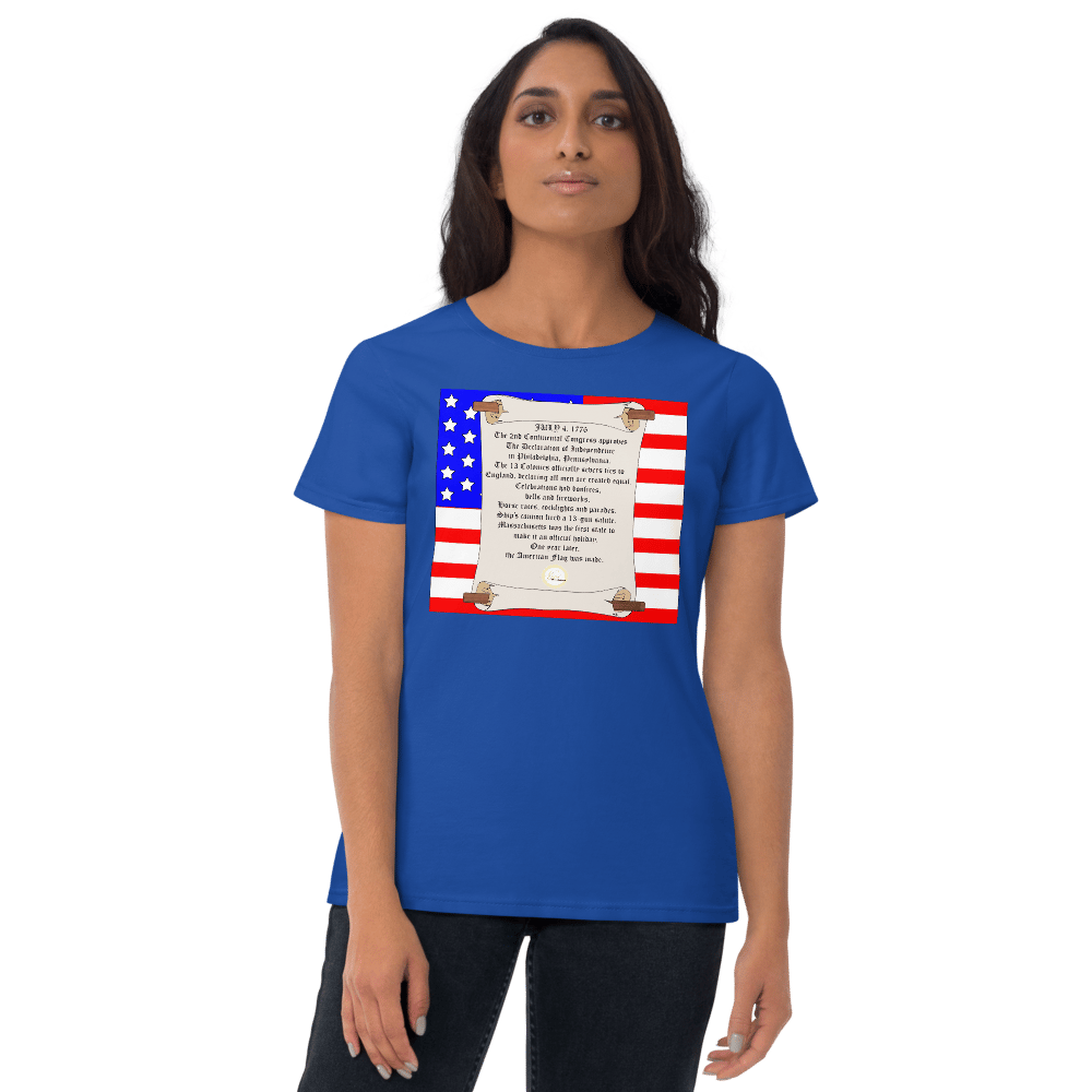 Image of Fourth of July Women's short sleeve t-shirt