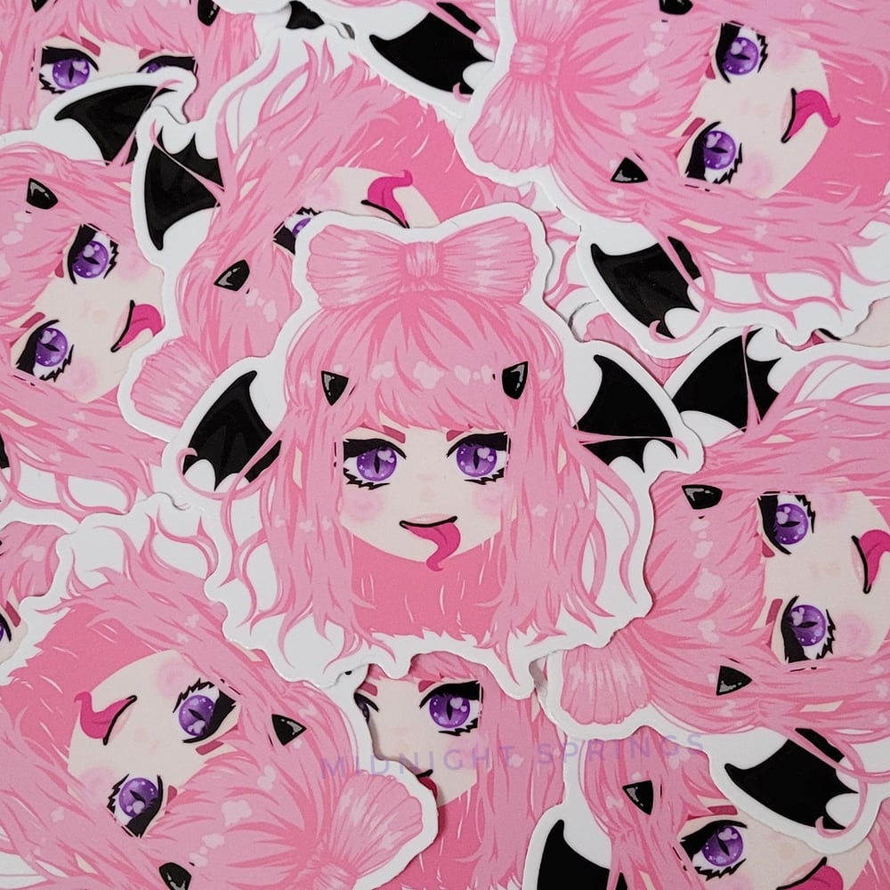 Image of Monster Girl Series 1 Large size Vinyl Stickers