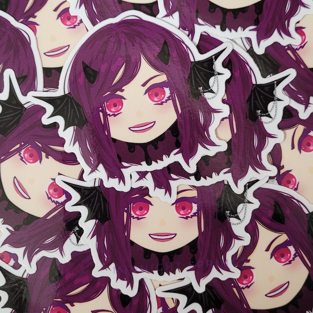 Image of Monster Girl Series 1 Large size Vinyl Stickers