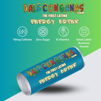 Image 2 of "Dale Con Ganas" Energy Drink (4 Pack)