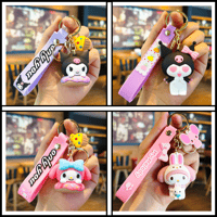 Melody & Kuromi Keychains