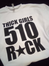 Image 2 of THICK GIRLS ROCK IN EVERY AREA CODE TSHIRT"!!