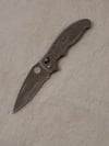 Half Serrated Folding Knife with Pocket Clip