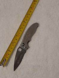 Image 3 of Half Serrated Folding Knife with Pocket Clip