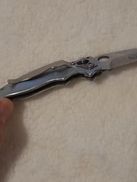 Image 2 of Half Serrated Folding Knife with Pocket Clip