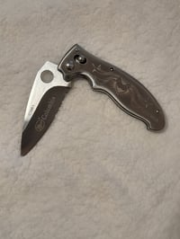 Image 5 of Half Serrated Folding Knife with Pocket Clip